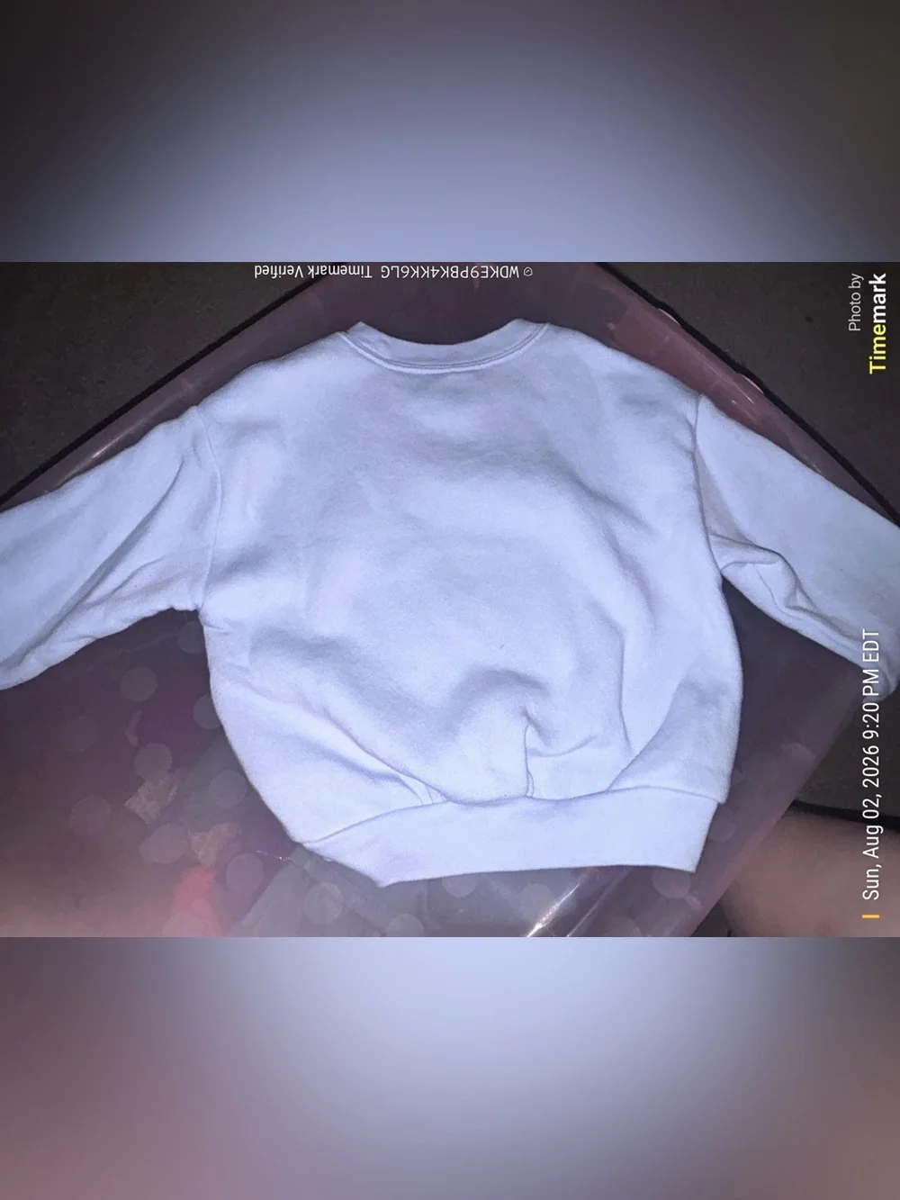 GAP White Kids Sweatshirt with Pink Cake and Red Bow Graphic